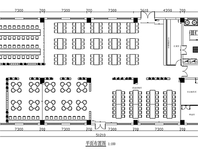 现代极简食堂 员工食堂 员工餐厅 厂区食堂 施工图