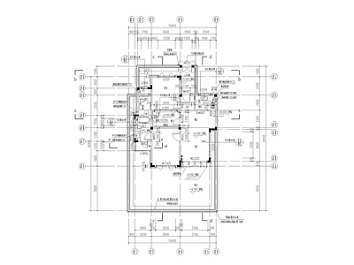 新中式民宿建筑 桃李民宿建筑 施工图