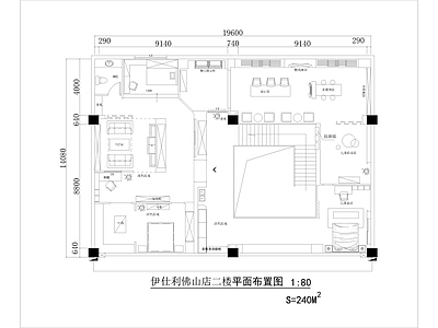 现代极简商场 专卖店 施工图