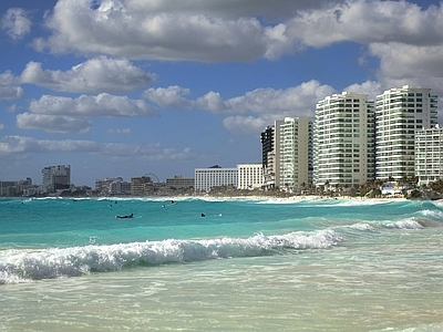 现代天空外景 海边天空外景 白天天空