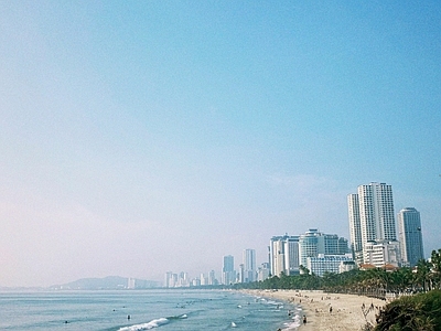 现代天空外景 海边天空外景