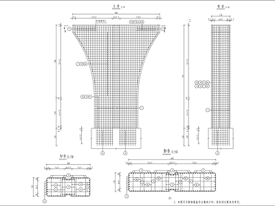 其他类型图纸 人行天桥结构 景观天桥 施工图