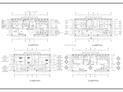 现代公共卫生间 公共卫生 施工图
