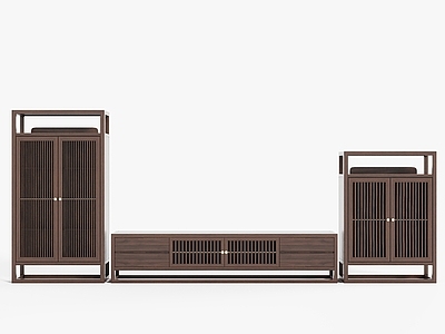 新中式电视柜 电视柜组合 新中式电视柜