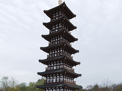 中式古建 中式塔楼