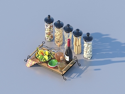厨房用品 厨房摆件 调料瓶