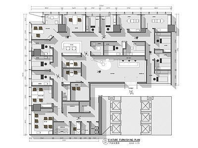现代其他工装空间 SPA会所 美容院 美容院会所 施工图