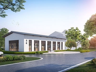 新中式小公建 乡村新中式茶厂