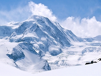 现代其它外景 雪地户外风景 雪山外景 雪山风景