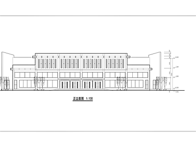 现代客运站 三层客运站参考 平立剖全套图纸 施工图