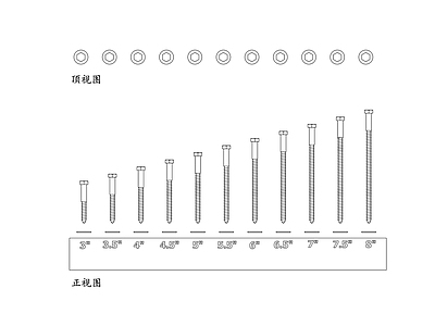 现代五金管件 方颈螺栓 方头螺丝 四角头螺栓 方形头螺栓 螺栓方头型 施工图