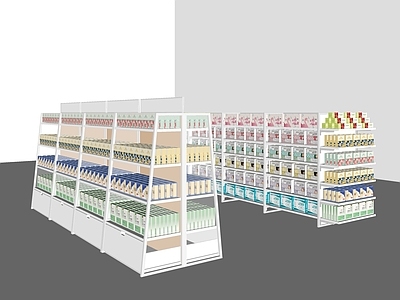 展架 现代商场超市货架 陈列架 日用品货架