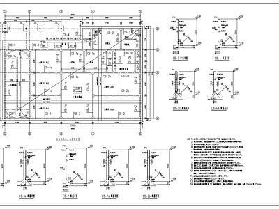 现代其他建筑 环保工程生化组合 池土 施工图