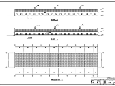 现代其他建筑 双列式发酵床猪舍 施工图