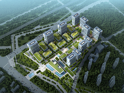 现代医院建筑 南京药谷产业园 平立剖全套图纸 施工图