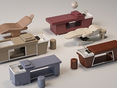 理发器材 现代按摩椅 理发椅