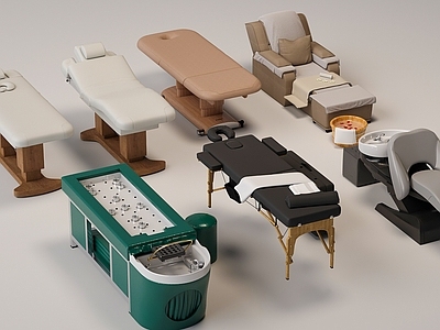 理发器材 现代按摩椅 理发椅