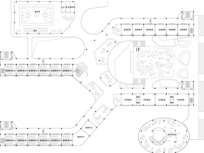 现代学校建筑 48班小学 施工图