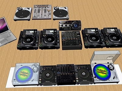 音响 DJ 专业混音控 唱片机