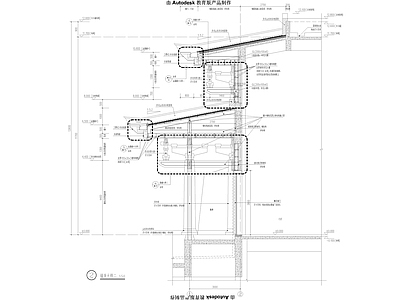 中式其他节点详图 古建墙身详图 施工图