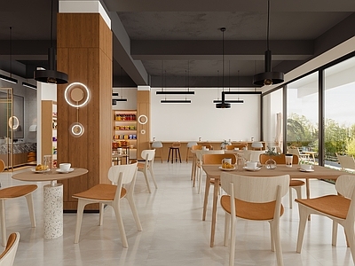 现代复古奶茶店 复古 怀旧 奶茶店