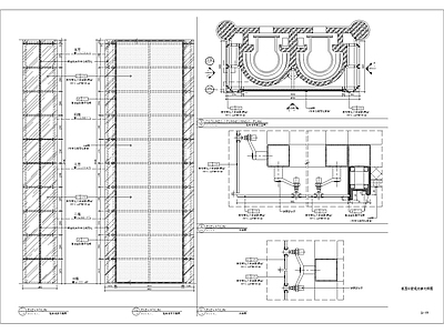 现代其他节点详图 观光电梯详图 施工图