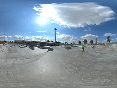 天空HDR 晴天广场HDR