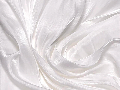 现代轻奢丝绸 浅色丝绸 白色丝绸