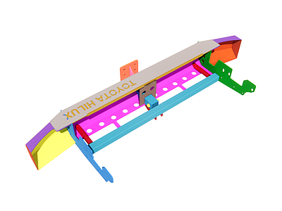 其他工业设备 丰田海拉克斯皮卡 后保险杠