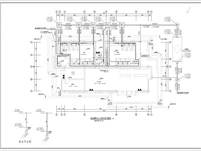 现代其他建筑 卫生间建筑 码头管理用房 建筑全专业图纸 乡村建筑 施工图