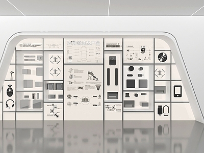 现代科技展厅 现代科技产业展厅 工业机器人 无人机