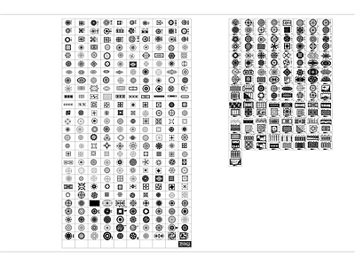 现代综合景观图库 350款地面拼花 拼花图案 施工图