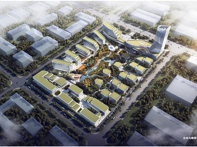 现代产业园建筑 合肥高新区生物园 平立剖全套图纸 施工图