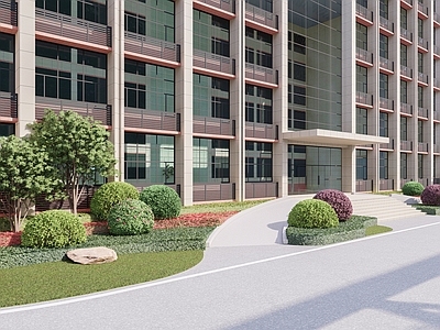 工业简约道路绿化 厂区绿 施工图