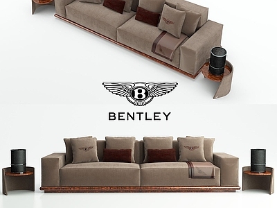 意式轻奢双人沙发 bentley 宾利 布艺沙发 客厅沙发 酒店沙发