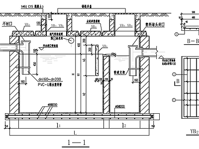 现代校园景观 知名企业住宅 化粪池设计 结构详图 施工图