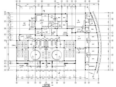 现代幼儿园建筑 三层居住区幼儿园 社区托儿所 幼稚园 活动室 寝室 施工图