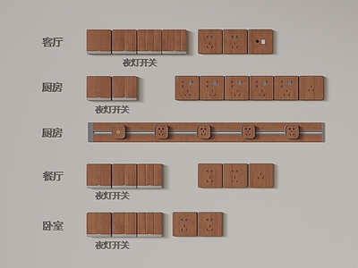 现代插座 现代开关插座