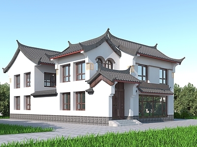 现代其他公共空间 中式建筑