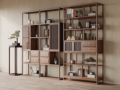 新中式博古架 新中式博古架