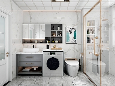 现代卫生间 北欧卫生间