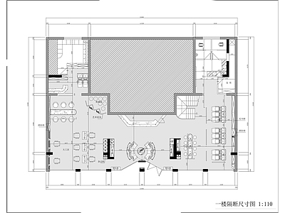 现代理发店 美发沙龙 施工图