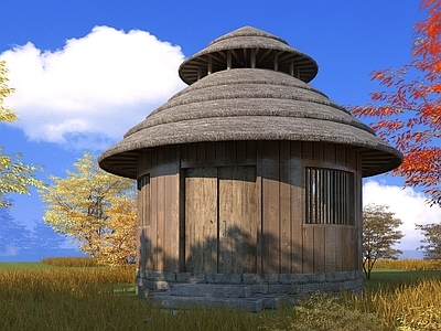 现代艺术风格建筑 现代蘑菇房