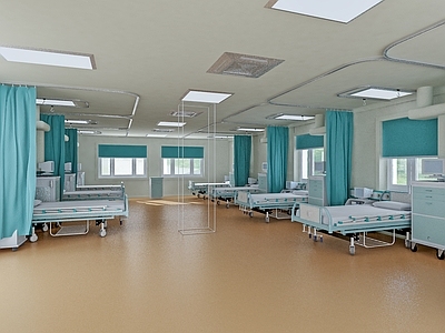现代电竞房 现代医院病房