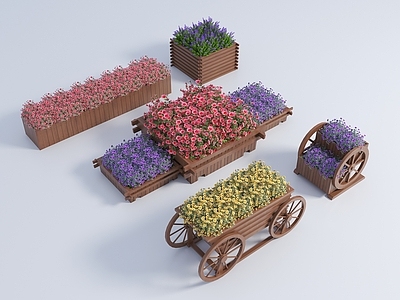 花箱 户外花箱 实木花箱 移动花箱 隔离花箱 成品花箱