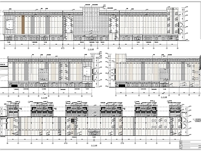 现代其他商业建筑 五层现代风格商贸 施工图
