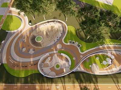 现代儿童游乐区 现代儿童乐园 星空乐园 星球主题乐园