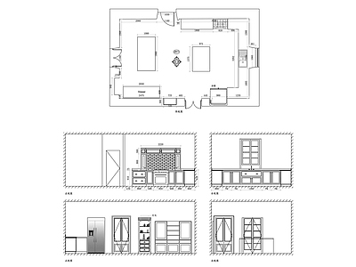 欧式厨房 欧式厨具 欧式厨房布局 西式厨房设计 欧式烹饪间 豪华厨房装饰 施工图