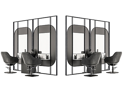 理发器材 理发椅 理发店 理发用品 剃头椅 理发镜