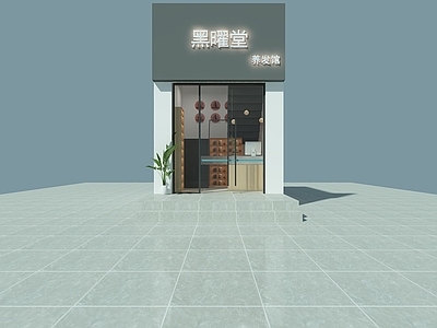 现代北欧门头 咖啡店门头 美容院门头 服装店门头 商场门头 餐饮门头